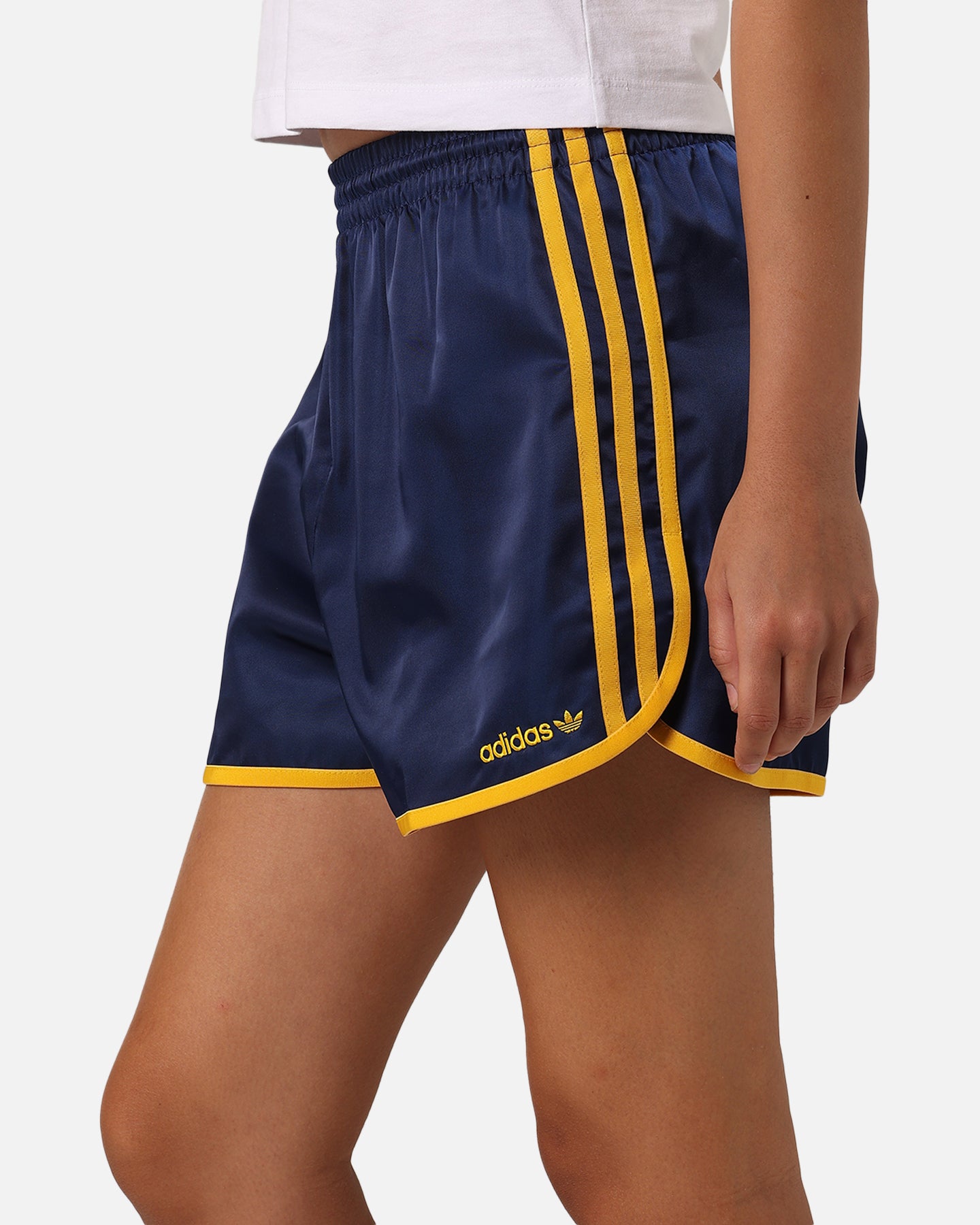 Adidas Women's Sprinter Running Shorts - Dark Blue Athletic Shorts for Workouts, Jogging & Gym Training