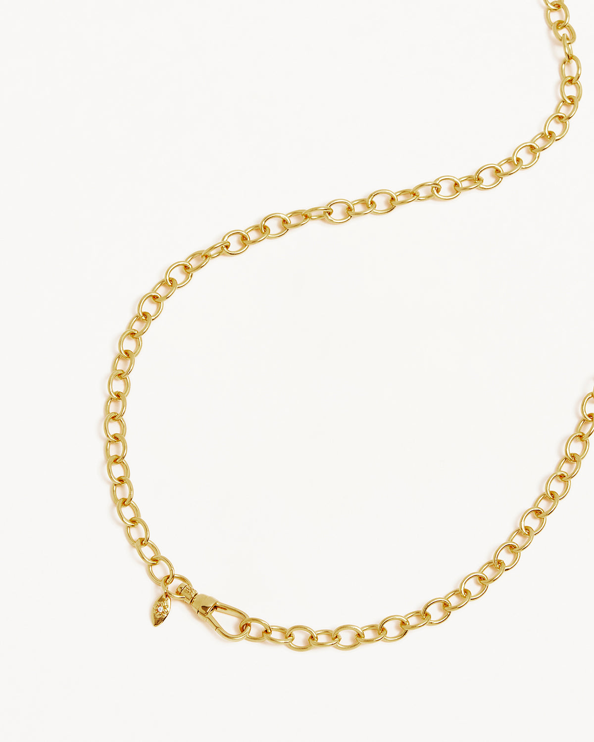 18K Gold Vermeil 17 Bold Round Link Chain Necklace for Women - Elegant Layered Jewelry for Everyday Wear, Parties & Special Occasions