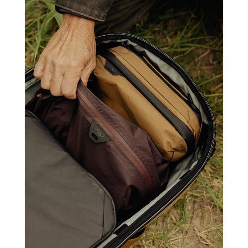 Peak Design Tech Pouch - Waterproof Travel Organizer for Electronics & Cables (Coyote) | Perfect for Business Trips, Camping & Daily Commute