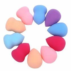 MASTADI Beauty Blender Sponge - 10 Pack Makeup Sponges for Foundation, Concealer & Blending - Soft Latex-Free Cosmetic Blenders for Flawless Makeup Application - Perfect for Professional Artists & Home Use
