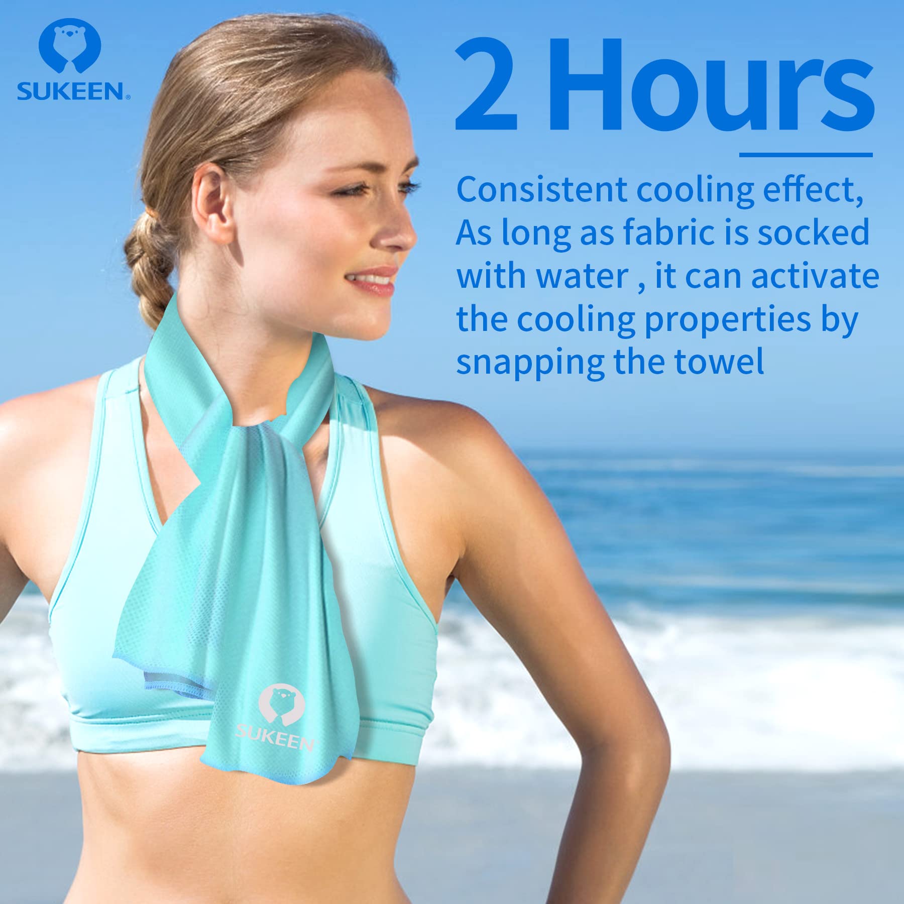 Sukeen 4 Pack Cooling Towel (40