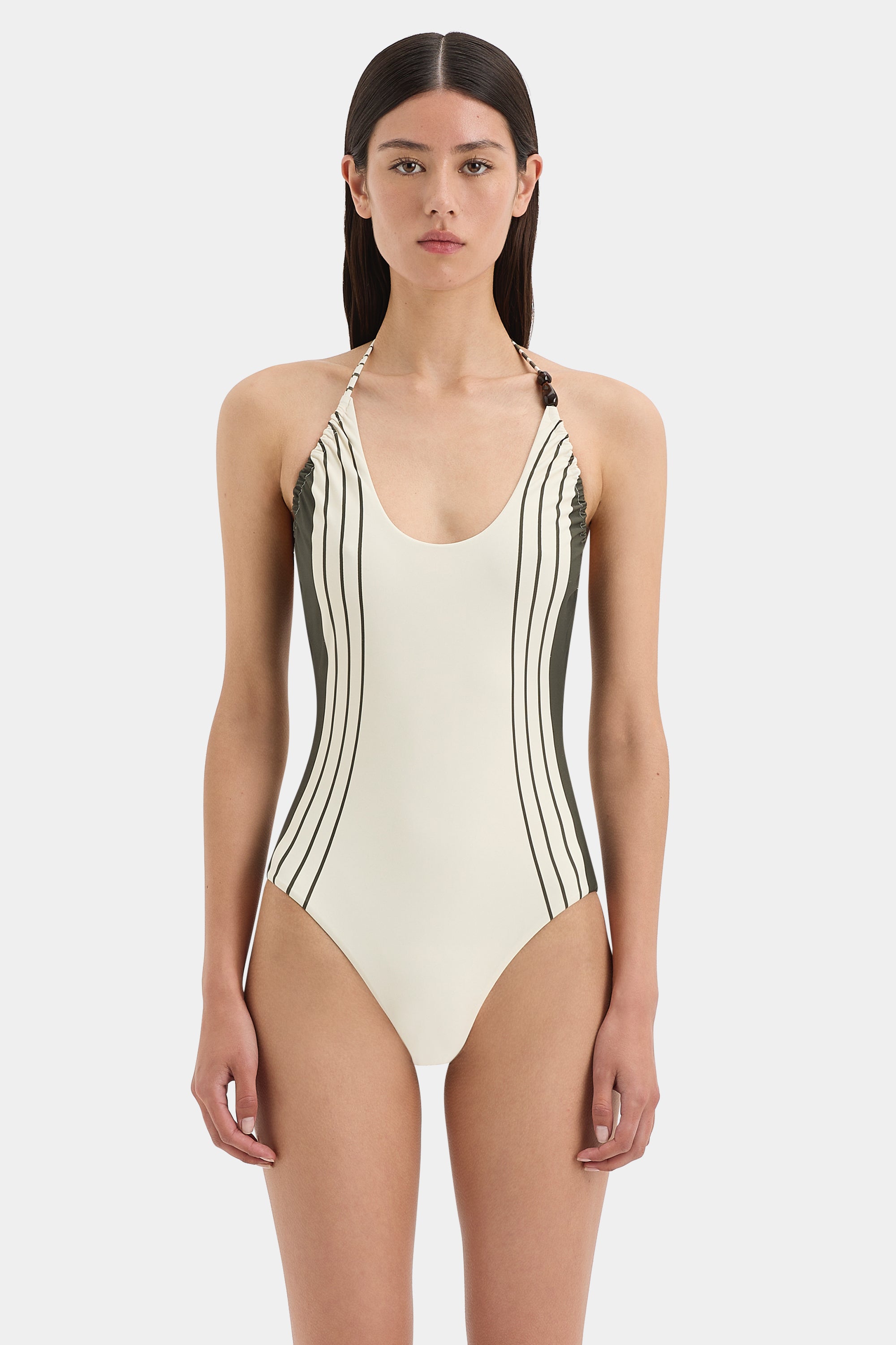 Leilana One Piece Swimsuit - Sexy High Waisted Bikini Set for Women, Summer Beachwear, Pool Party & Vacation Essentials