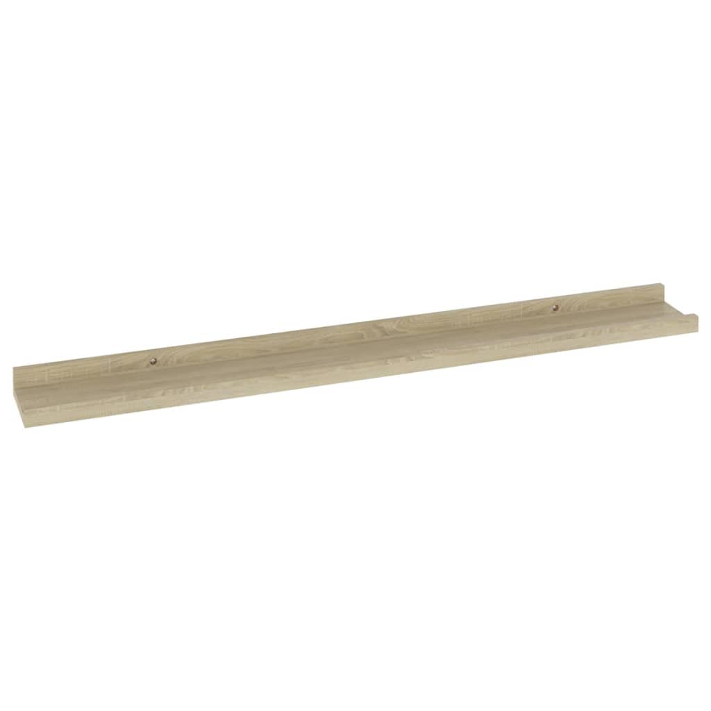 vidaXL Wall-Mounted Shelves Set of 2 - 31.5