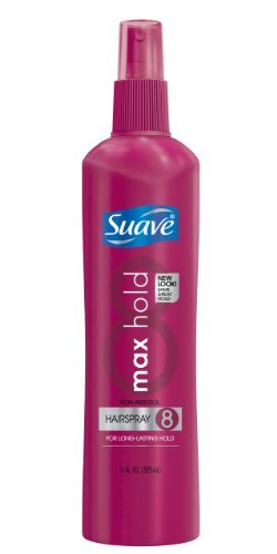 Suave Max Hold Non-Aerosol Hairspray - 11 oz (Pack of 20) - Strong Hair Spray for All-Day Volume & Style - Perfect for Salon, Wedding, Party & Everyday Use