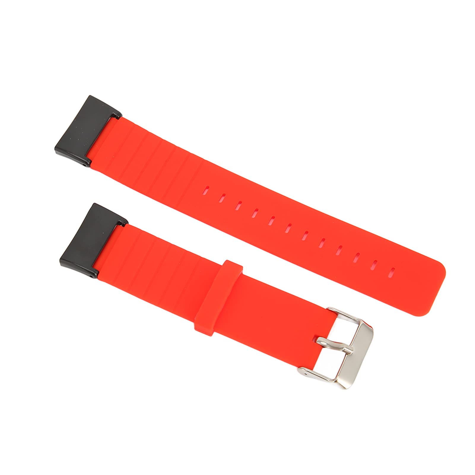 Gaeirt Smartwatch Silicone Band - Sport Replacement Strap for Redmi Watch - Flexible, Comfortable, Breathable & Waterproof - Adjustable Wristband (Red) - Perfect for Running, Swimming & Daily Fitness Tracking