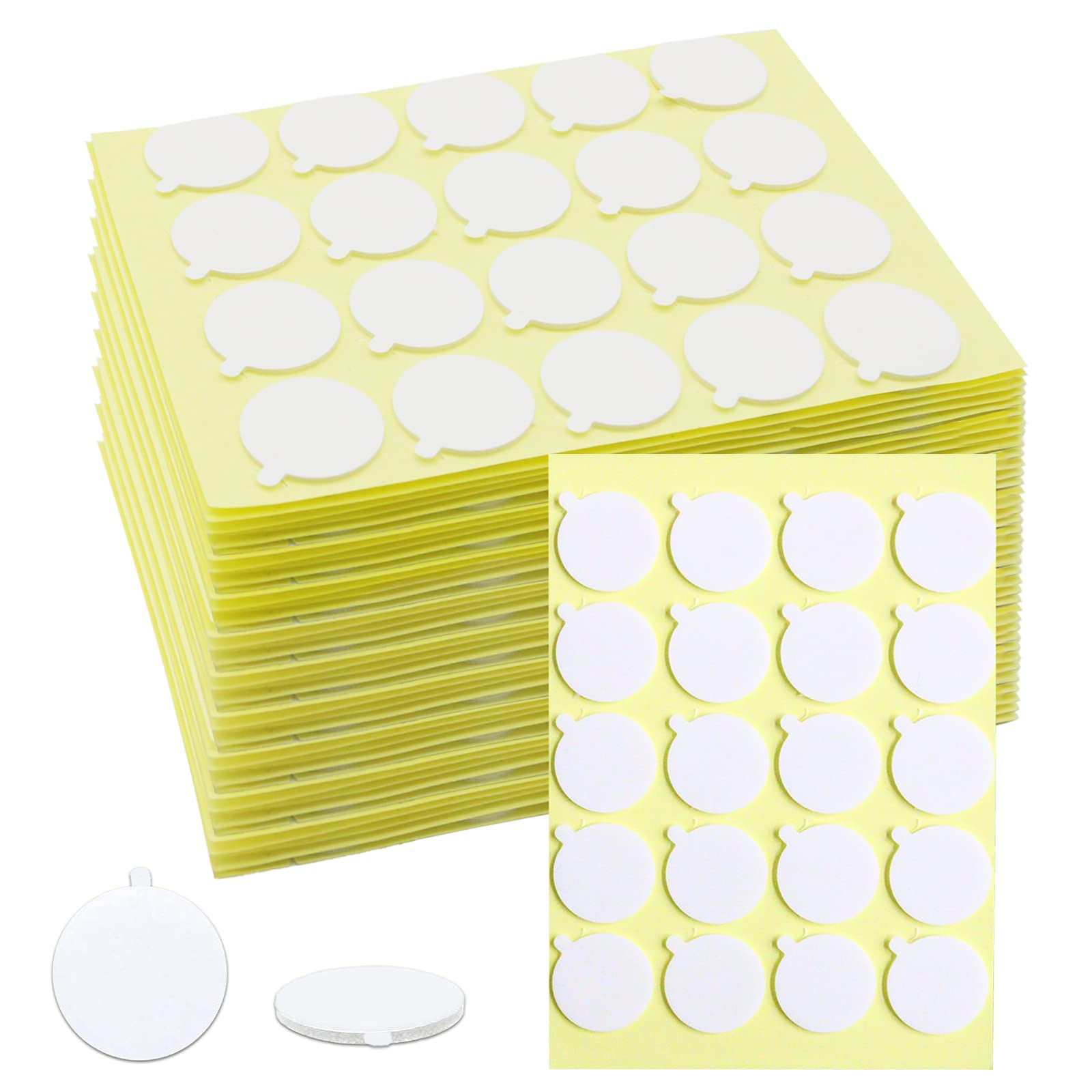 720PCS Candle Wicks for Candle Making - Premium Heat Resistant Double-Sided Wick Stickers with Tail for DIY Candles | Perfect for Soy Wax, Beeswax & Paraffin Candle Crafting