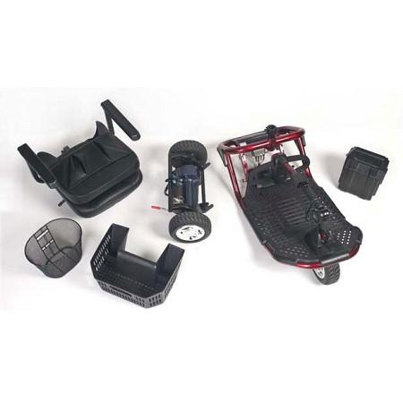 LiteRider 4 Wheel Mobility Scooter - Lightweight & Portable Electric Scooter for Adults & Seniors - Perfect for Shopping, Travel & Outdoor Activities