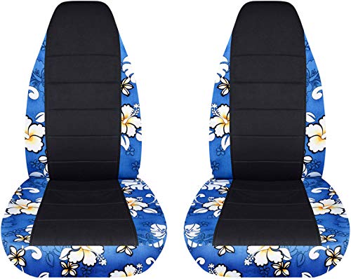 Blue w Flowers and Black