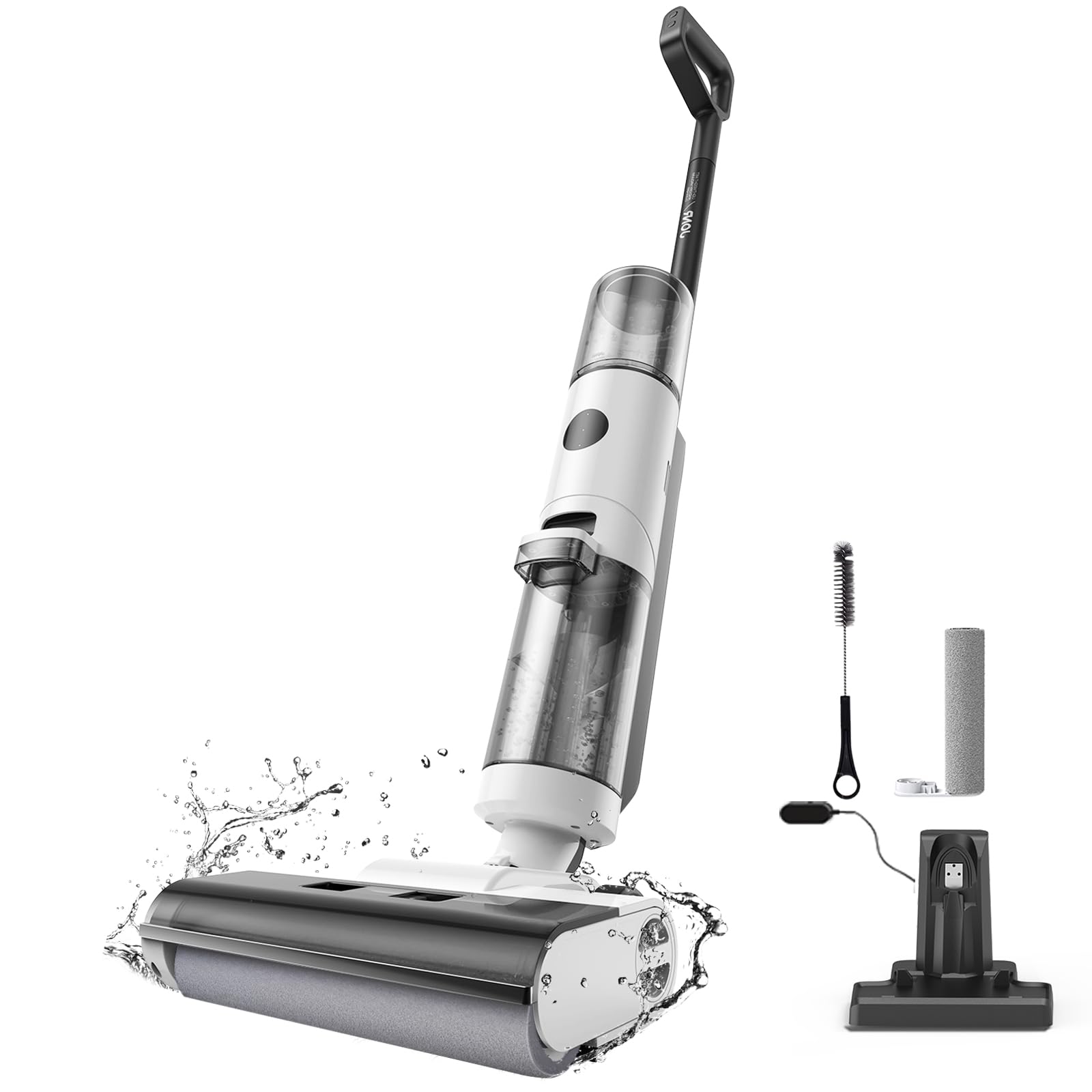 JONR ED12 Cordless Wet Dry Vacuum Cleaner and Mop Combo - Self Propelled, Lightweight, Auto Cleaning for Hard Floors | Home Cleaning, Pet Hair Removal, Spill Cleanup