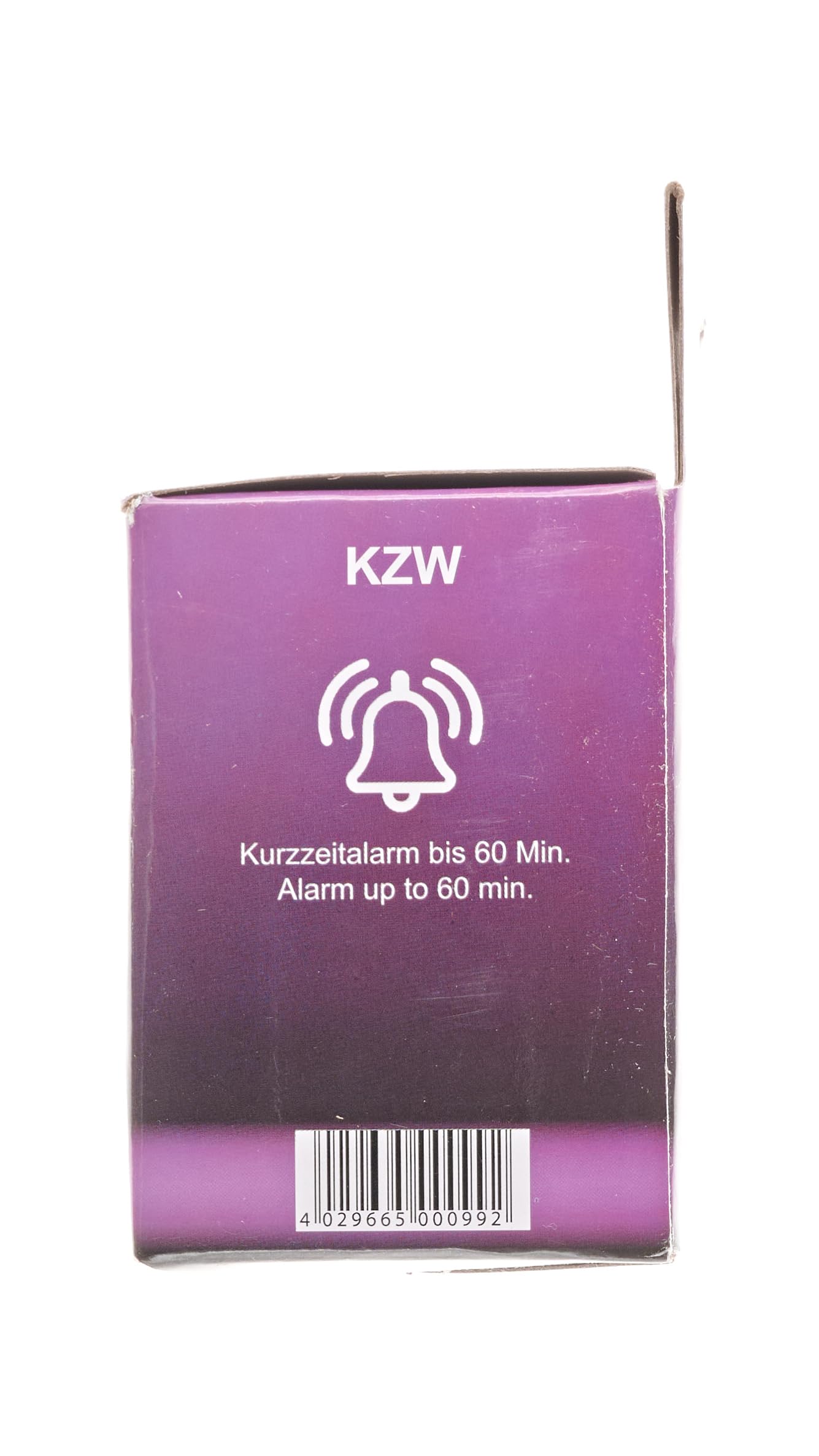 Technotrade Technoline KZW-Analogue Kitchen Timer - White | Mechanical Countdown Timer for Cooking, Baking, Studying & Workouts | Durable Kitchen Tool for Home & Professional Use