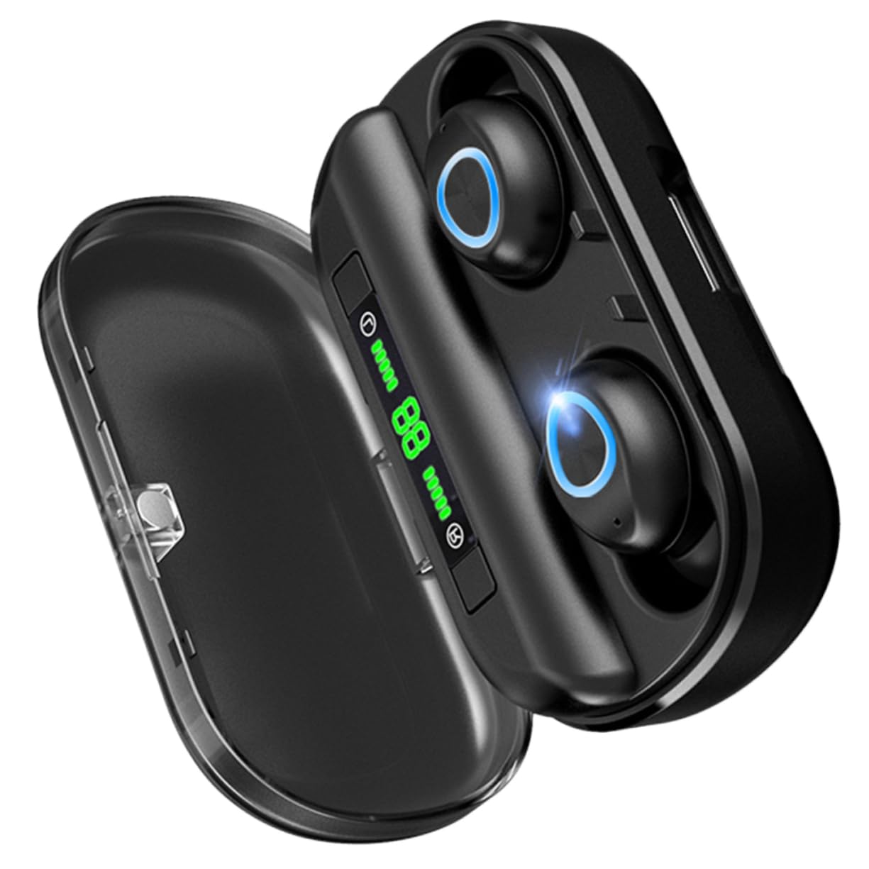 Mikikit Wireless Earbuds for Swimming, Running, Cycling & Gym - IPX8 Waterproof Bluetooth Headphones with Secure Fit for Sports & Outdoor Activities - Perfect for Workouts, Swimming Training & Active Lifestyle