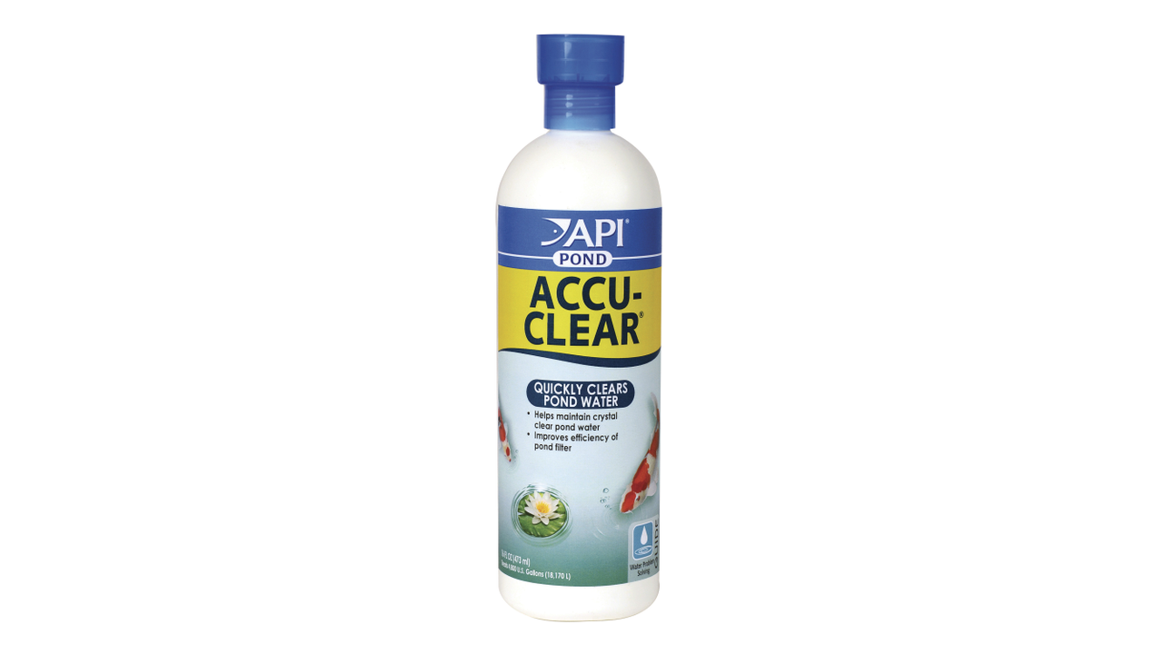 API Pond Accu Clear Water Clarifier 16 fl oz (473ml) – Eliminates Cloudy Water & Improves Pond Clarity – Ideal for Koi Ponds, Water Gardens & Outdoor Fountains