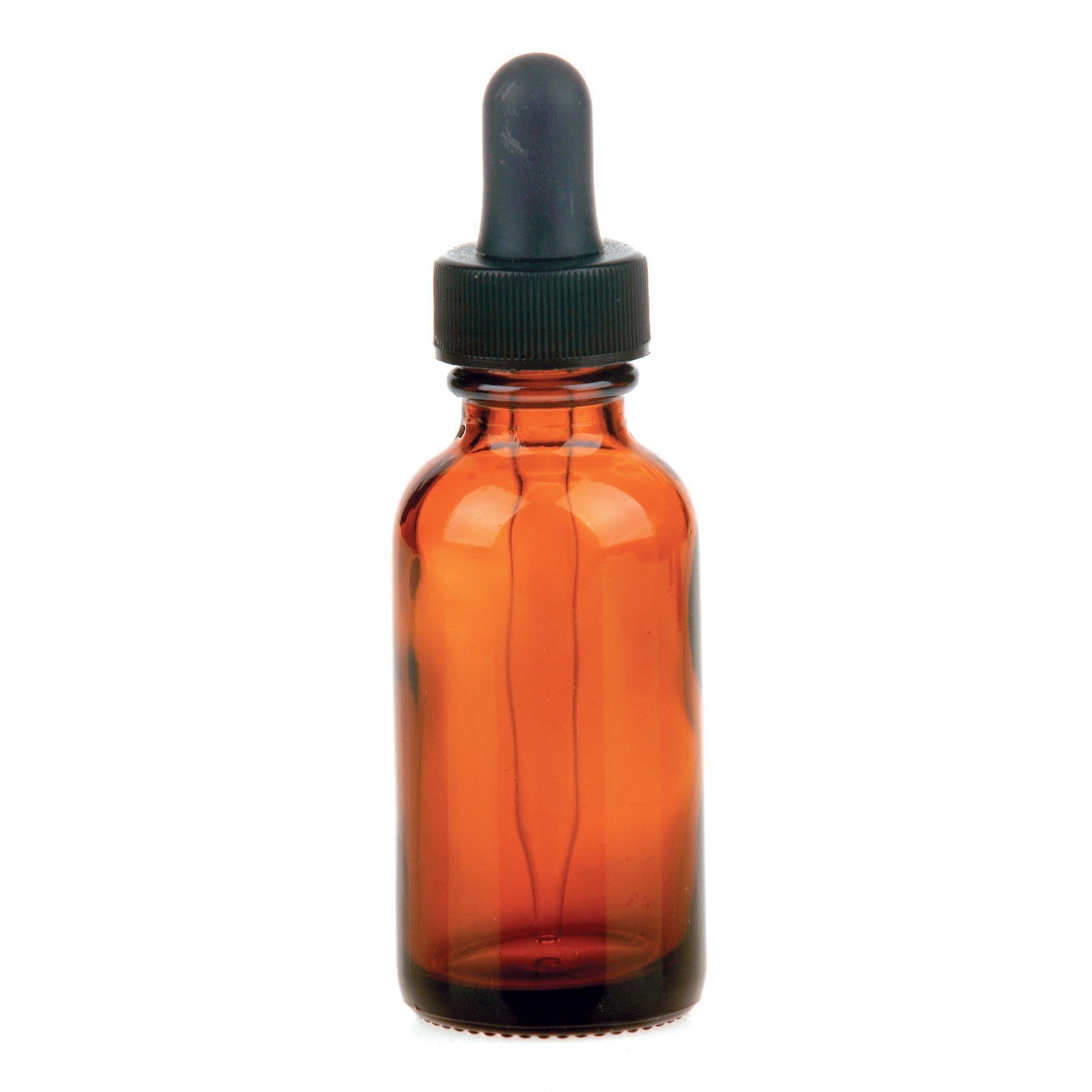 1oz Amber Glass Dropper Bottle - Essential Oil Storage & Travel Container for Aromatherapy & DIY Skincare