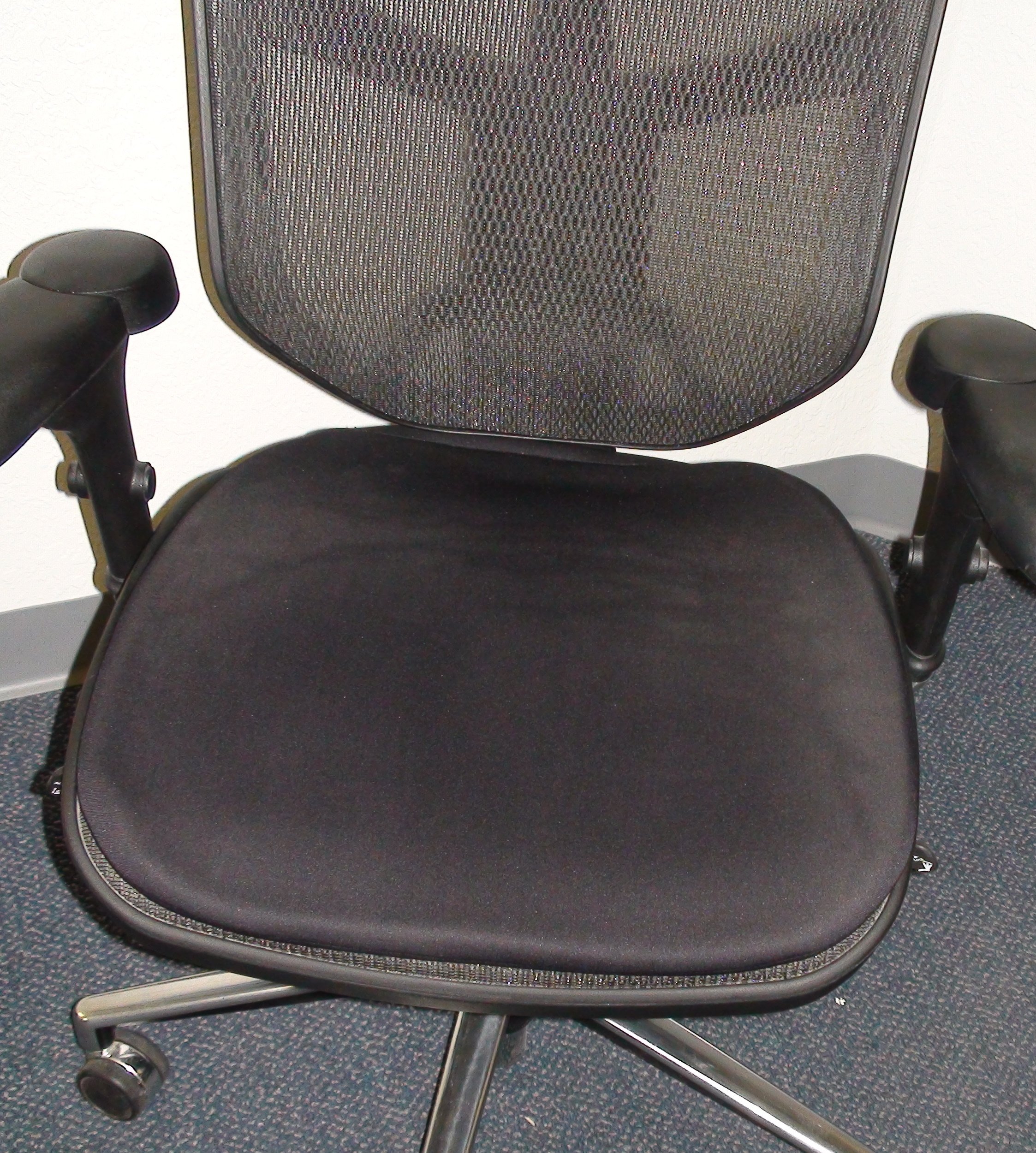 **ConforMax Gel Office Seat Cushion – Standard Black (18