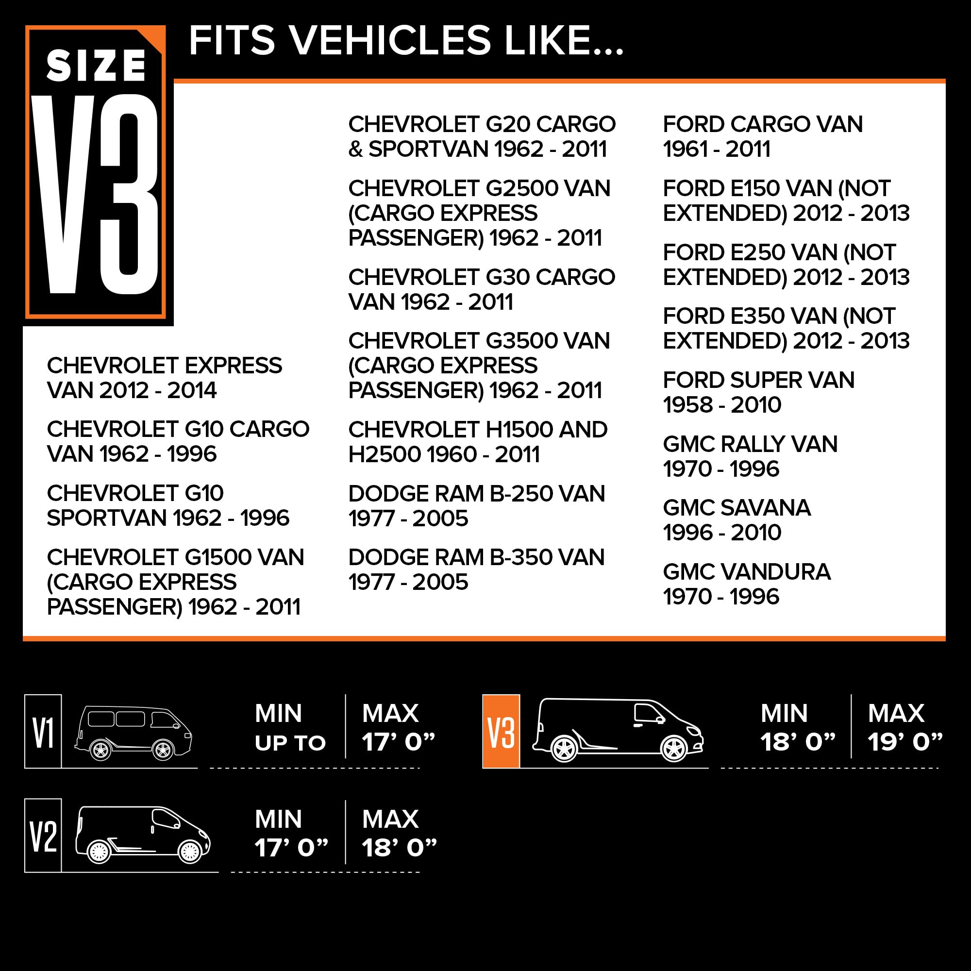 Durable 3-Layer Waterproof Van Cover - Scratch & Dust Resistant - Fits Vans up to 19.6 Feet - Heavy Duty Gray Vehicle Protection for Outdoor Parking, Camping & Winter Storage