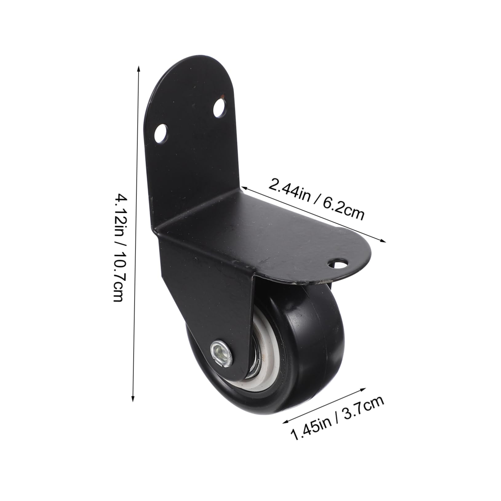 90 Degree Isolation Speaker Pads & Caster Wheels Set - 4 Wheels & 8 Mats for Outdoor Speakers - Perfect for Patio, Garden & Poolside Audio Setup