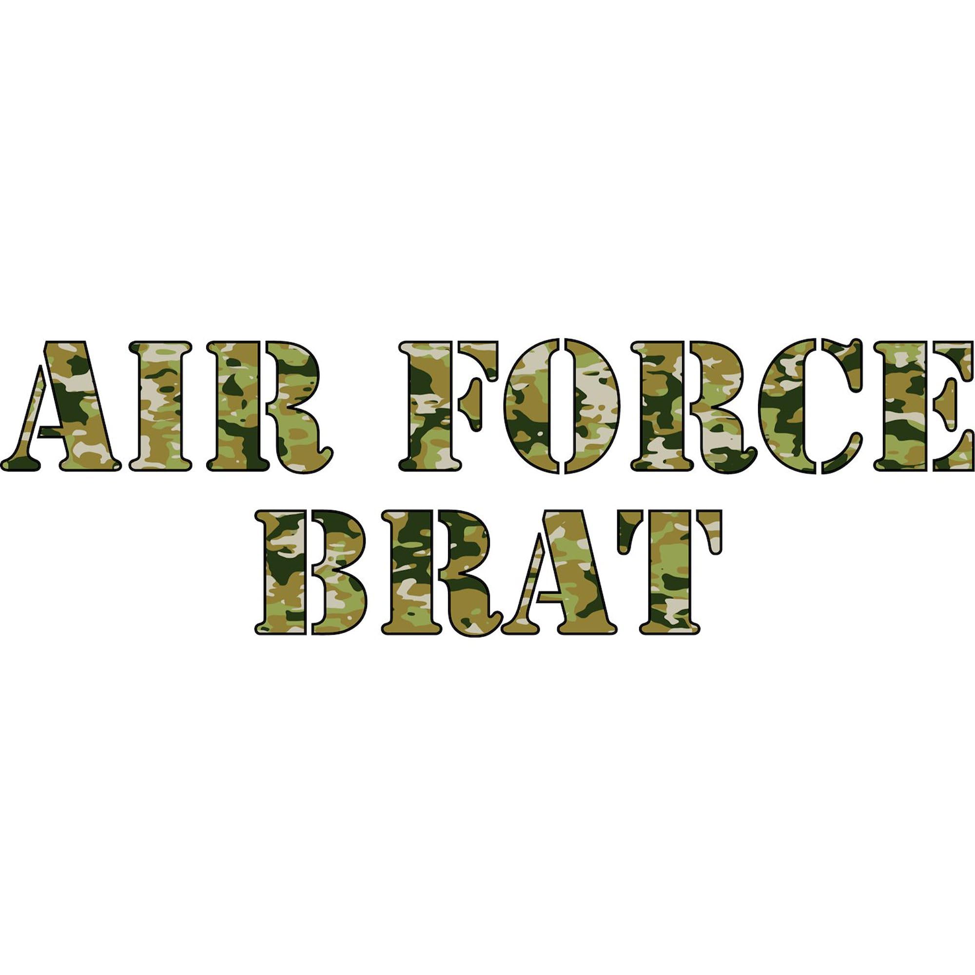 Camo Brat Oval Sticker - Durable Vinyl Car Bumper Decal for Trucks, Cars & Laptops - Perfect for Outdoor Enthusiasts & Military Supporters