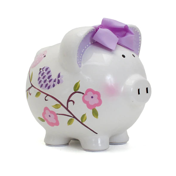 Child to Cherish Ceramic Paper Bird Piggy Bank - Money Saving Bank for Kids, Unique Handmade Gift for Children's Birthday & Christmas - Perfect for Teaching Financial Responsibility