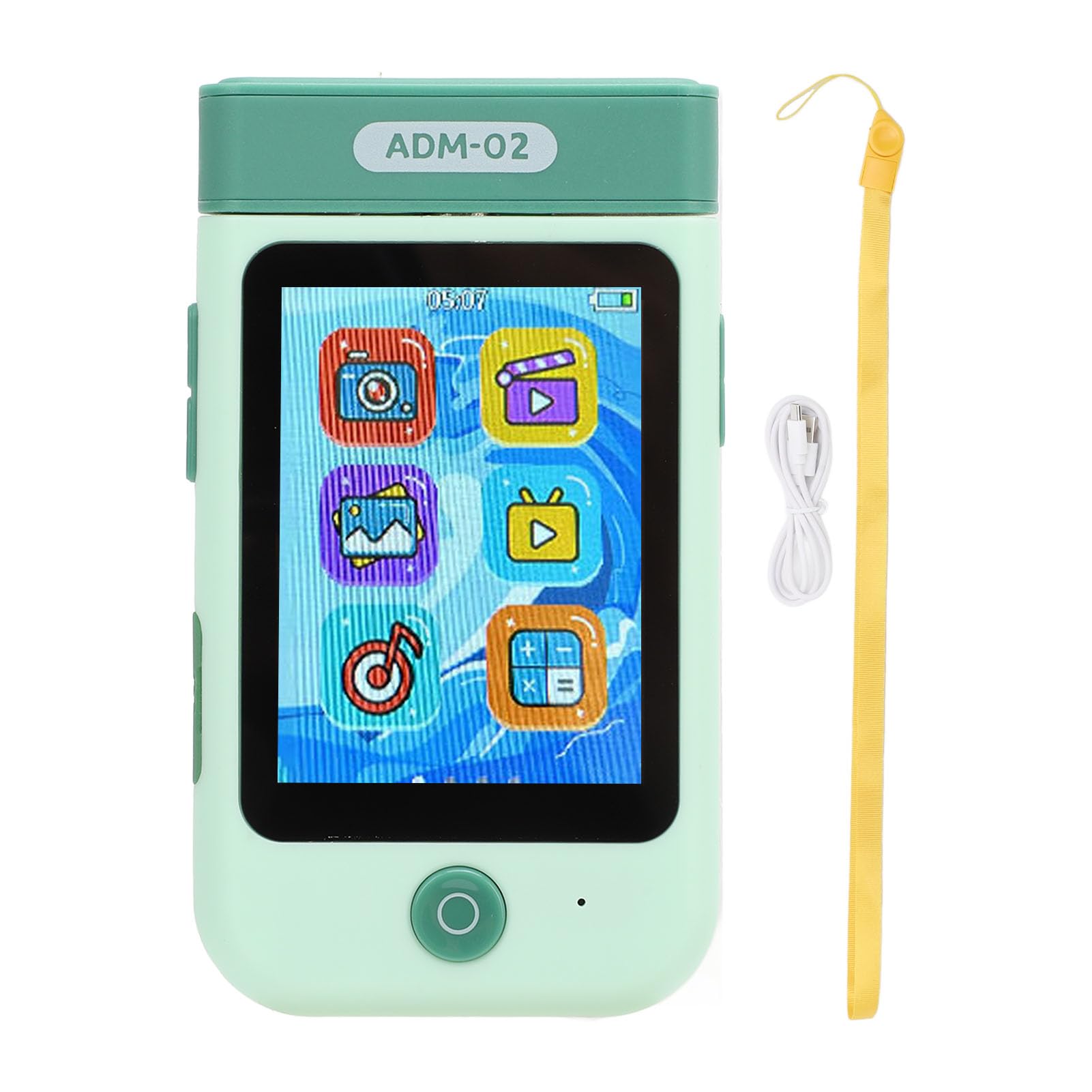 2.8 Inch IPS Touch Screen Digital Camera with Puzzle Function - Green | Perfect for Travel, Vlogging, and Creative Photography