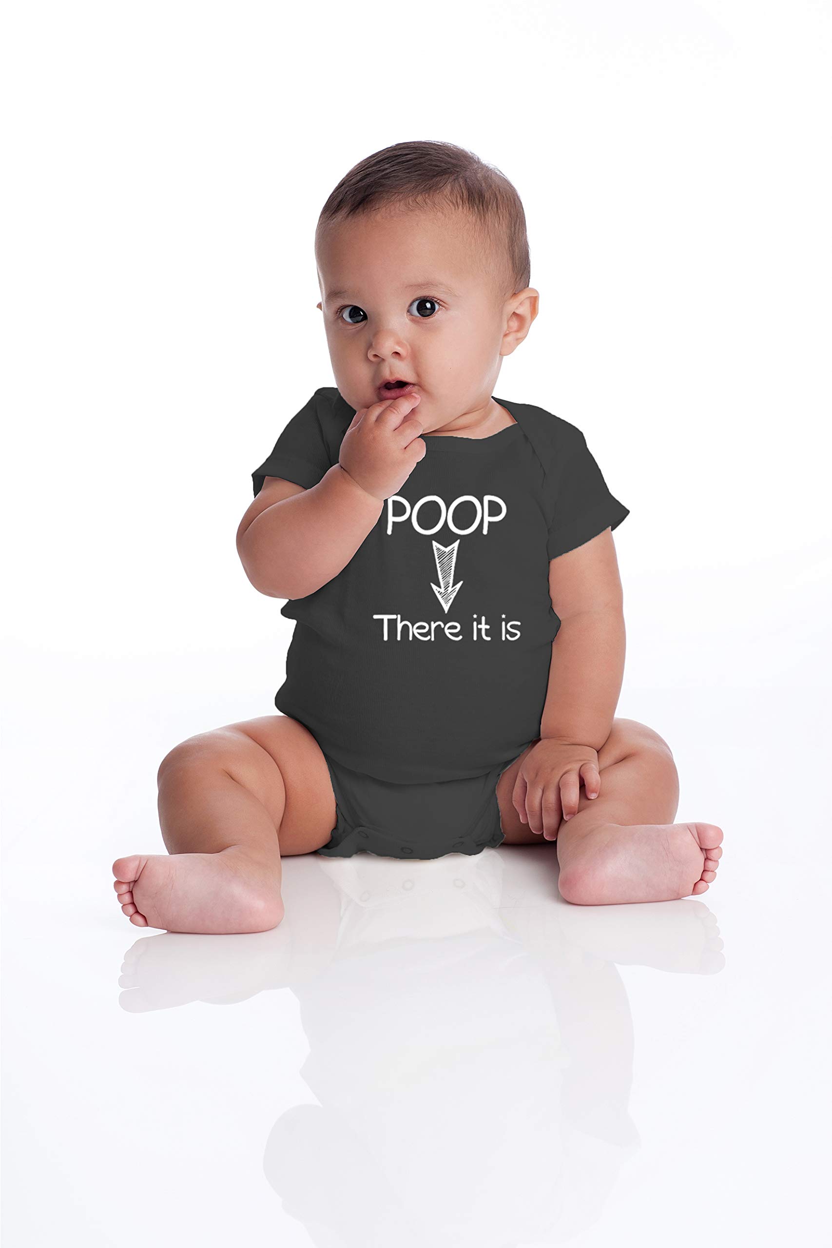 Funny Baby Bodysuit - Poop There It Is Cute Outfit for Newborn Girls & Boys | Perfect for Playtime, Photo Shoots & Gifts