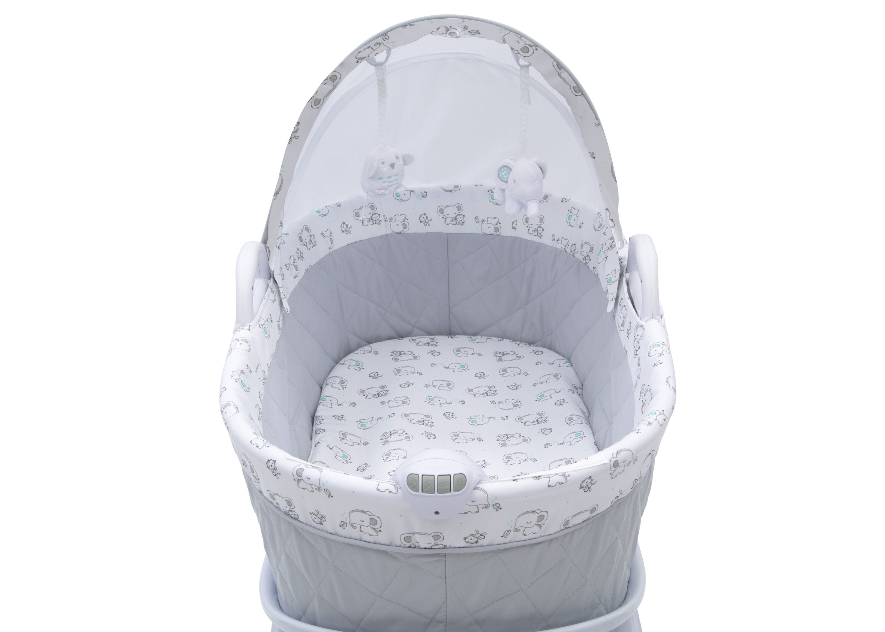 Premium Deluxe Moses Bassinet for Newborns - Portable Baby Crib with Breathable Mesh & Adjustable Canopy - Perfect for Nursery, Bedroom & Travel