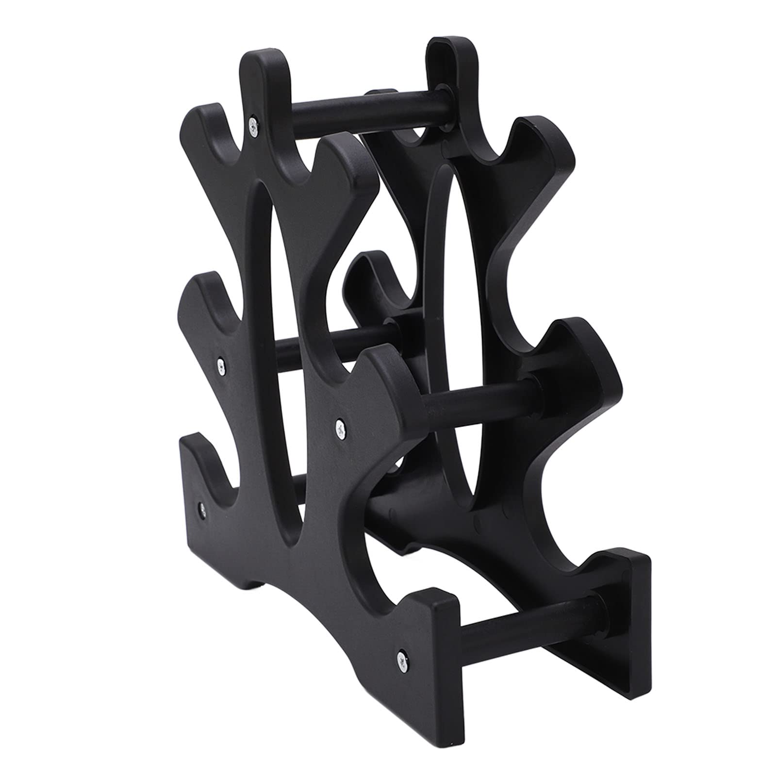 3-Tier Dumbbell Rack Weight Stand - 20kg Capacity, Easy Assembly PP Material for Home Gym - Perfect for Dumbbell Storage & Organization in Garage, Basement or Fitness Room