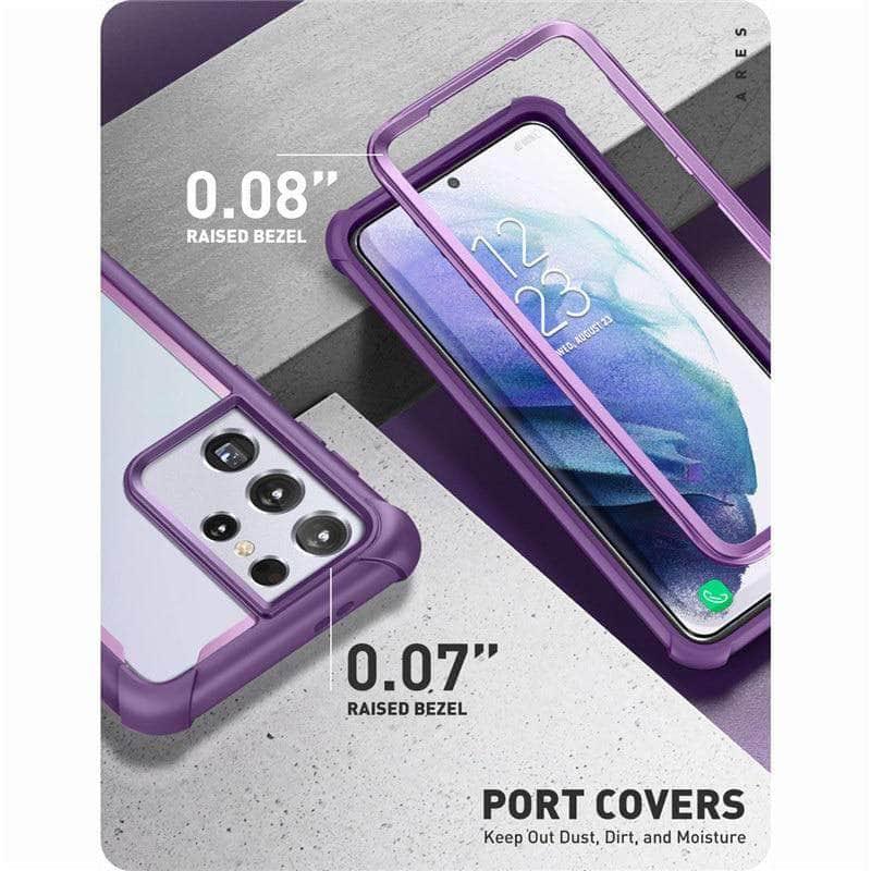 Samsung Galaxy S21 Ultra Case - BLASON Ares Full Body Rugged Protective Cover with Shockproof Bumper | Perfect for Outdoor, Work & Extreme Sports Protection