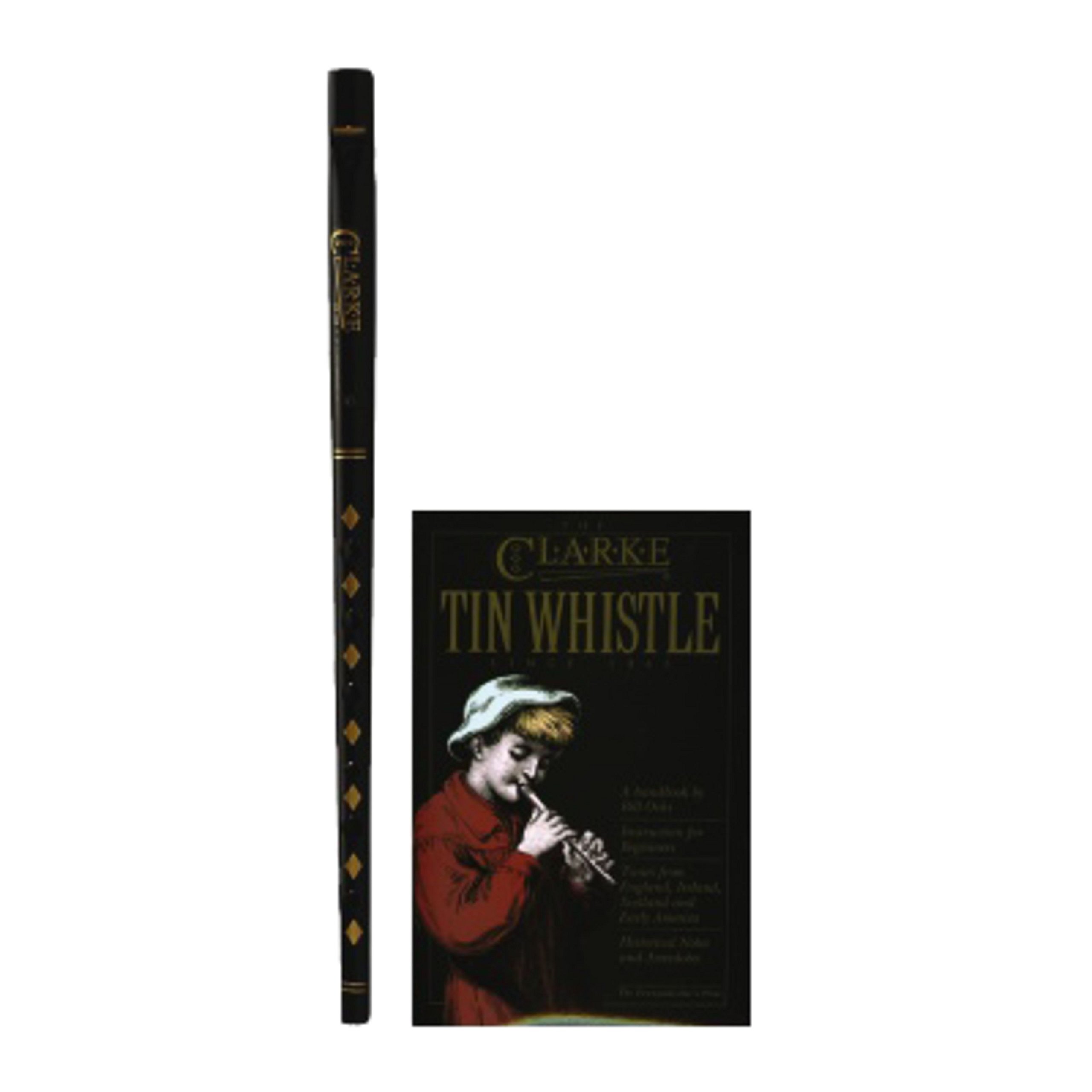 Clarke Original Whistle and Book Set with CD - Irish Tin Whistle Starter Kit for Beginners | Perfect for Music Lessons, Celtic Performances & Traditional Irish Music Practice