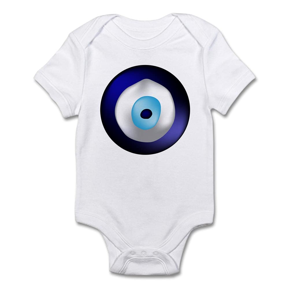 Evil Eye Protection Baby Bodysuit - Cute Infant Onesie for Newborns & Toddlers - Perfect for Daily Wear, Photoshoots & Superstition Protection