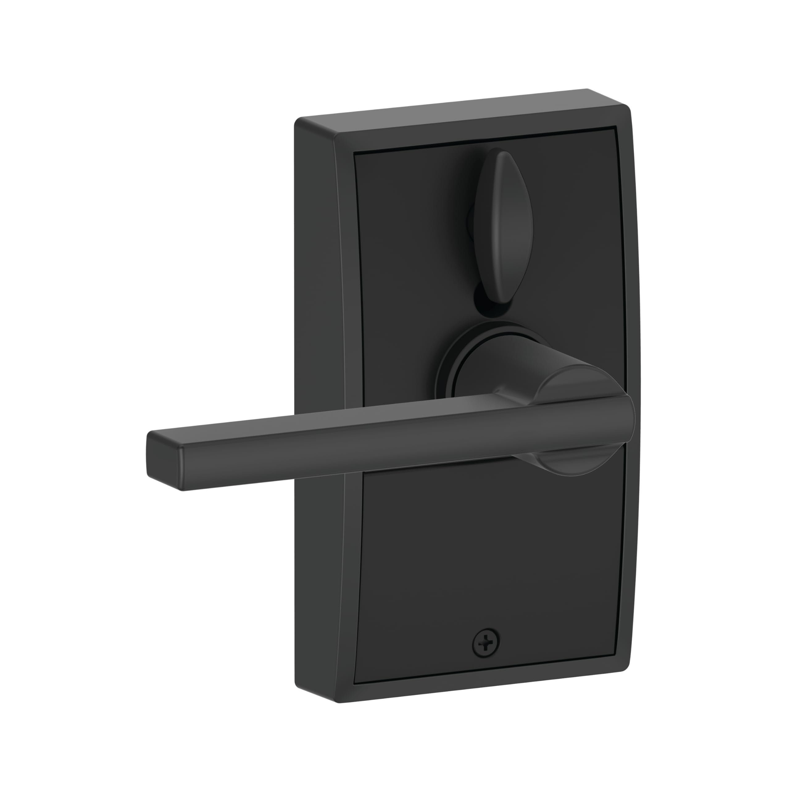 Schlage FE695 CEN 622 LAT Touch Century Keyless Entry Deadbolt - Electronic Smart Lock with Latitude Lever in Matte Black | Secure Front Door & Home Access Control