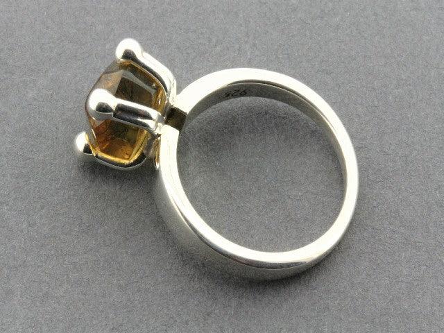 Princess Ring - Genuine Amber & Sterling Silver Jewelry for Women, Elegant Gift for Birthday, Anniversary & Special Occasions