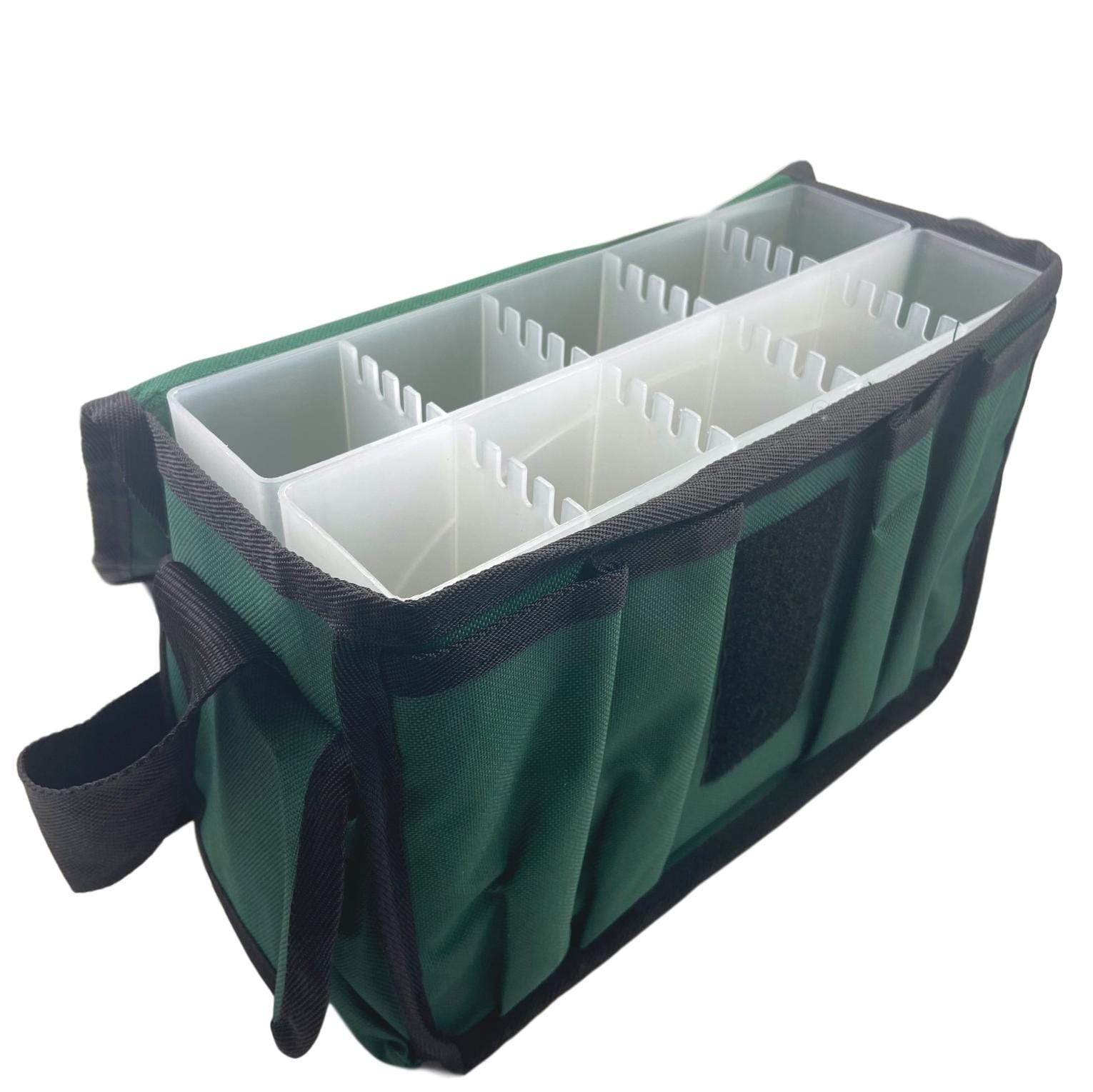 F.J. Neil Surf Rite Striper Plug Bag 10 Tube - Premium Saltwater Fishing Tackle Storage for Surf Casting & Striped Bass Fishing - Perfect for Beach, Pier, and Kayak Anglers