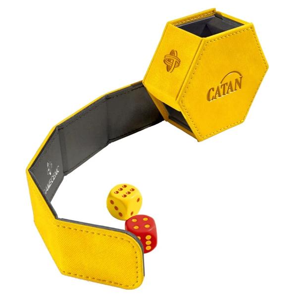 Catan Hexatower Yellow - Gamegenic Board Game Accessory for Catan Players | Perfect for Storage & Organization During Gameplay