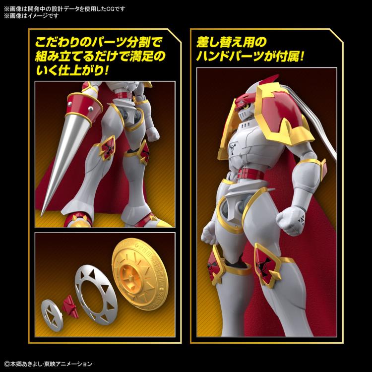 Figure Rise Standard Digimon Tamers Dukemon/Gallantmon Plastic Model Kit - Build & Display for Anime Fans & Collectors