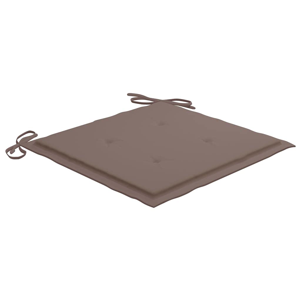 6-Piece Garden Chair Cushions Set with Ties - 15.7