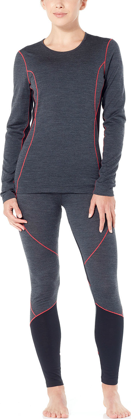 200 Oasis Deluxe Long Sleeve Crewneck Sweater for Women - Soft Cotton Knit Top for Casual Wear, Office & Fall Layering