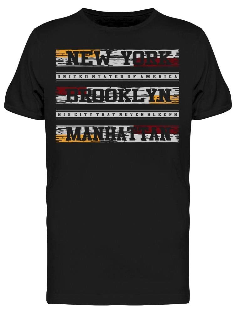 Smartprints American Locations Men's T-Shirt - Comfortable Casual Tee for Everyday Wear, Travel & Patriotic Outfits