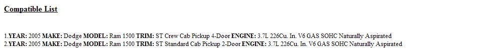 2005 Ram 3.7L AT Engine Computer P56028903 ECM PCM ECU - Pre-Programmed to Your VIN - Replacement Control Module for Dodge Ram 1500 - Fix Check Engine Light & Performance Issues