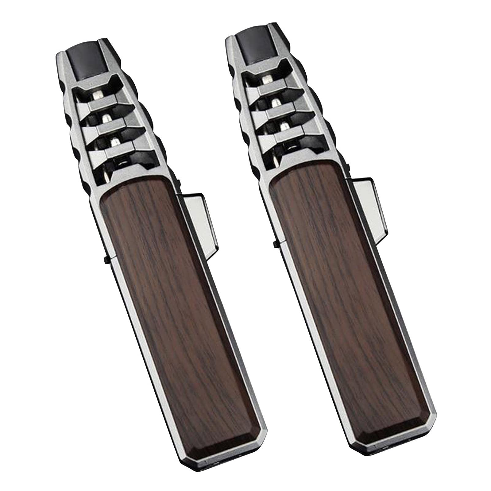 ZARUP Plasma Lighters - Windproof Refillable Butane Torch Lighter with Jet Flame for Candle Lighting, Camping, BBQ & Kitchen Use | Solar Beam Torch Design | Butane Not Included (2-Pack) - Perfect for Outdoor Adventures, Home Use & Gift Giving