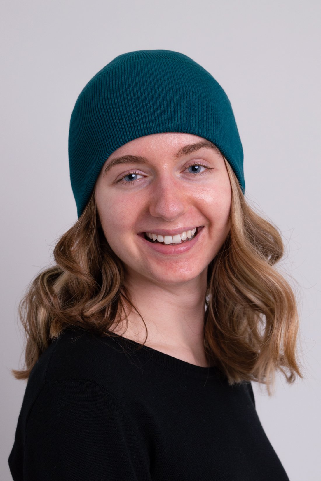 Soft & Warm Teal Knit Beanie - Breathable Bamboo Cotton Blend for Men & Women - Perfect for Winter, Outdoor Activities & Casual Wear