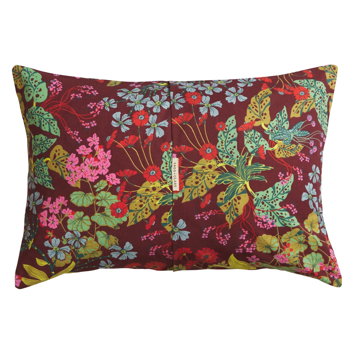 Genevieve 100% Cotton Pillowcase Set - Soft & Breathable Bedding - Mahogany Color - Perfect for Home, Hotel, and Travel Use
