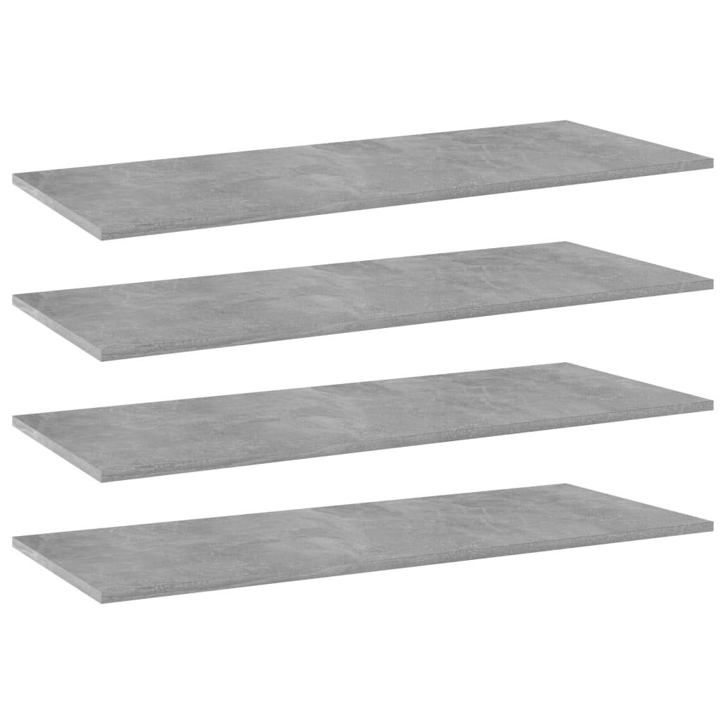 Industrial Pipe Floating Shelf Brackets - Heavy Duty DIY Bookshelf Boards (4 Pack) - 39.4