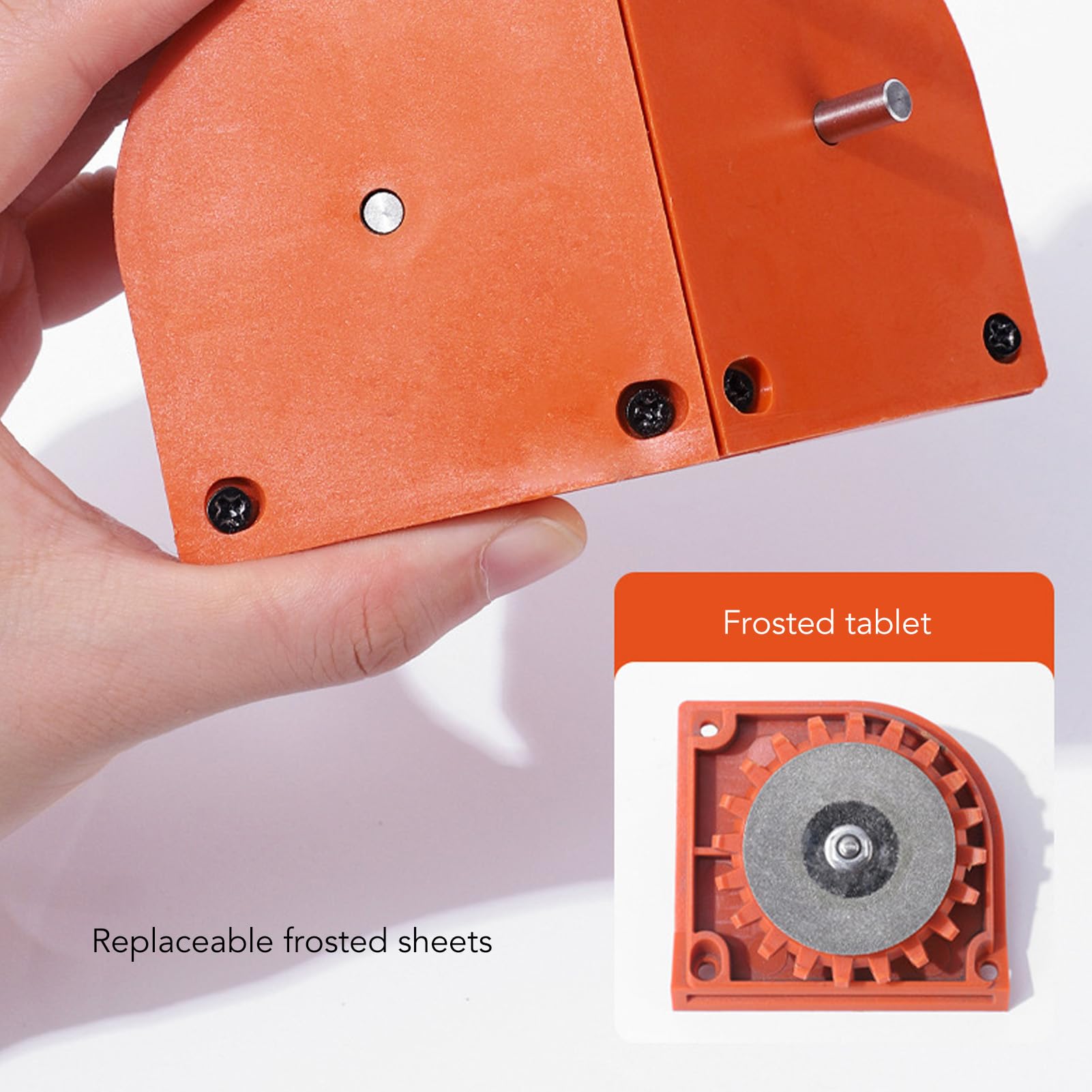 Sanpyl Electric Drill Bit Sharpener - 3 Flute Portable Grinding Tool for Hardened Steel, Carbide & Cobalt Bits | Perfect for DIY Projects, Metalworking & Home Workshop Use