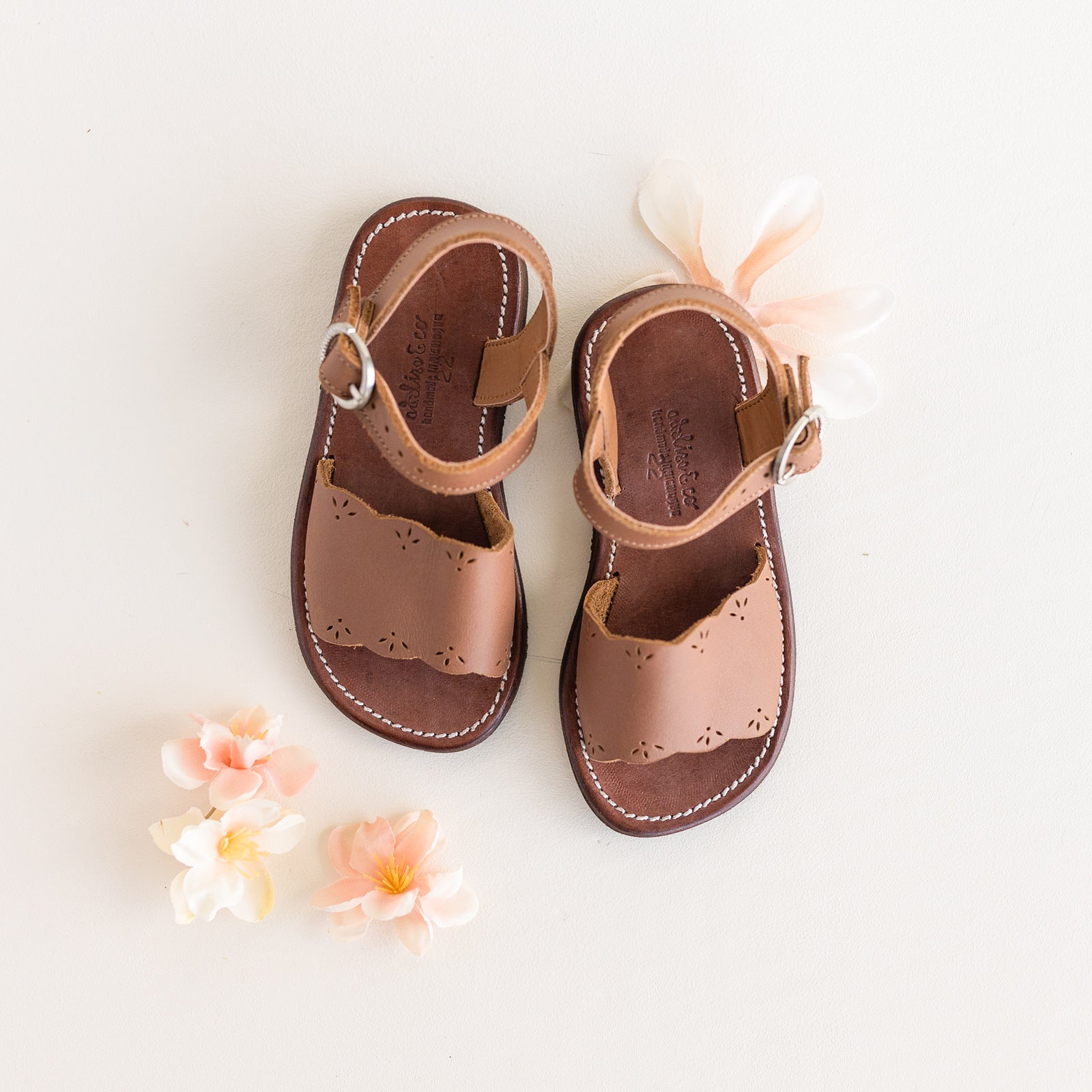 Bella Kids' Leather Sandals for Boys & Girls - Comfortable & Durable Summer Footwear - Perfect for Beach, Park, and Outdoor Play