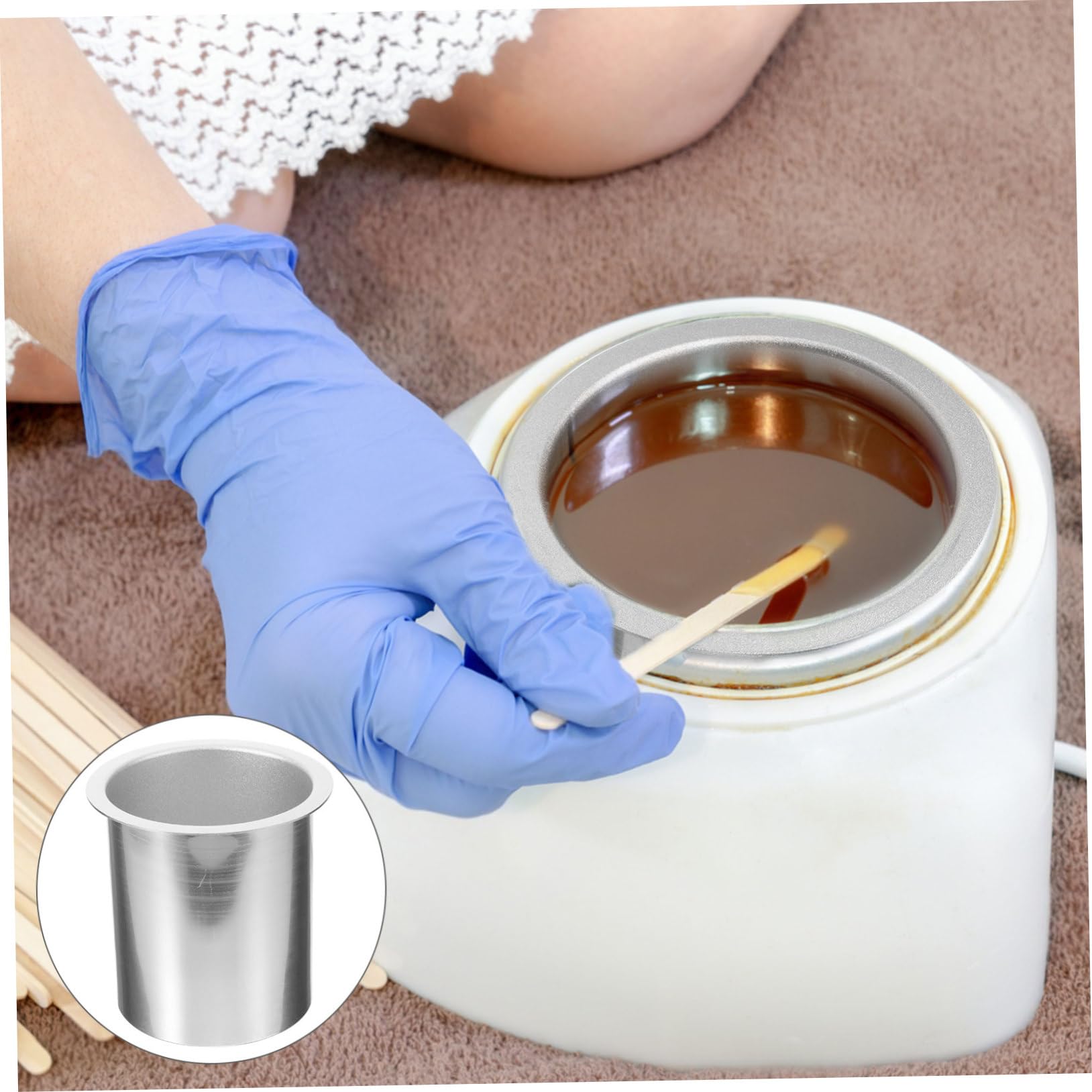 Premium Wax Melting Pot with Heat-Resistant Handle - Electric Candle Wax Warmer for Hair Removal, DIY Candles & Spa Treatments - Perfect for Home Salon, Beauty Professionals & Waxing Kits