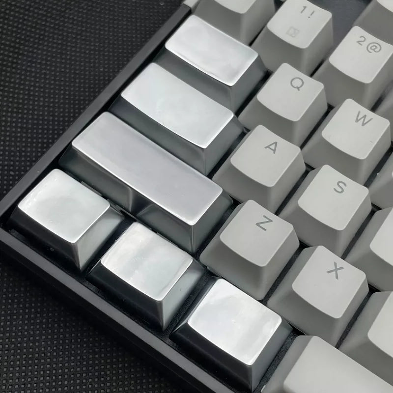Custom Metal Keycaps for Mechanical Keyboards - Personalized Large Keycaps with Premium Metallic Finish (Blank/Unengraved) - Perfect for Gaming, Typing & Keyboard Enthusiasts