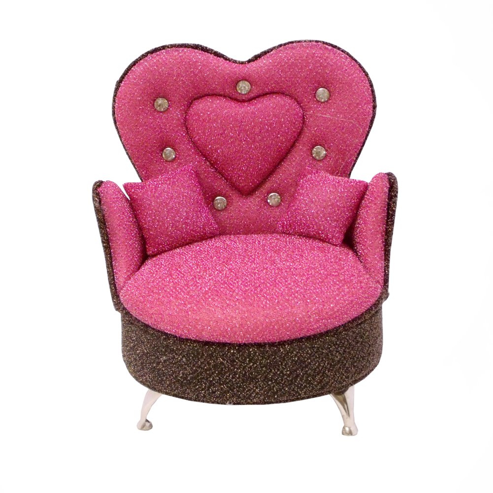 Elegant Pink and Brown Jewelry Box for Women - Perfect for Organizing Rings, Necklaces & Earrings on Dresser or Vanity Table