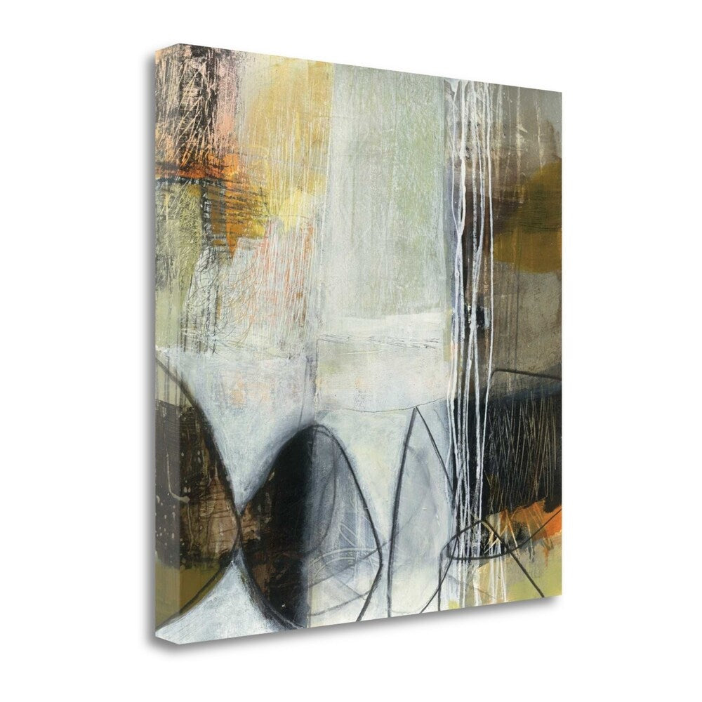 Abstract Pebble I By Jane Davies - Fine Art Giclee Print on Gallery Wrap Canvas, Ready to Hang Wall Art - Perfect for Living Room, Bedroom & Office Decor