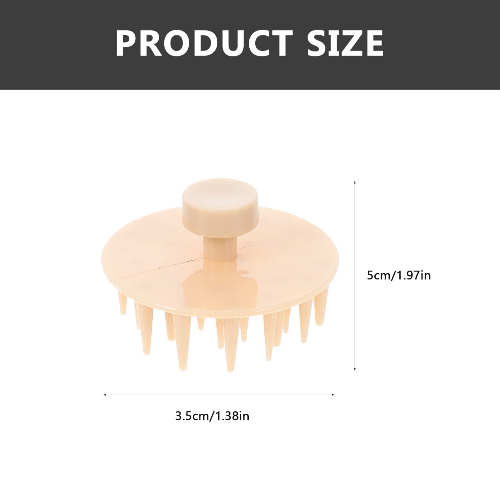 2 Pack Silicone Shampoo Brush & Scalp Massager - Gentle Hair Cleaning Comb for Shower & Bath - Perfect for Relaxing Scalp Massage & Deep Cleansing - Great Gift for Women & Men