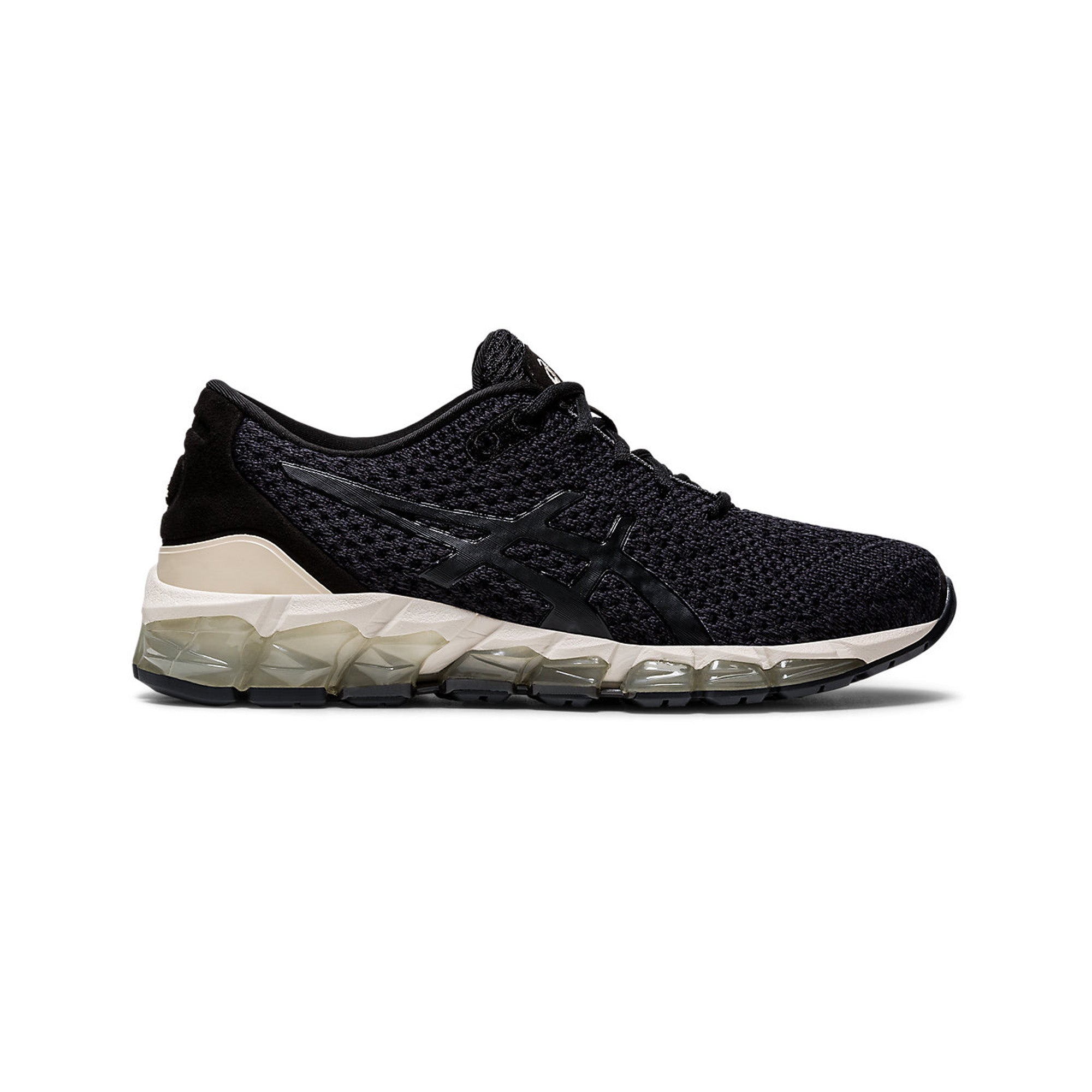 ASICS Gel Quantum 360 5 Knit Women's Running Shoes - Black & Cozy Pink | Lightweight Cushioned Sneakers for Jogging, Gym Workouts & Everyday Comfort